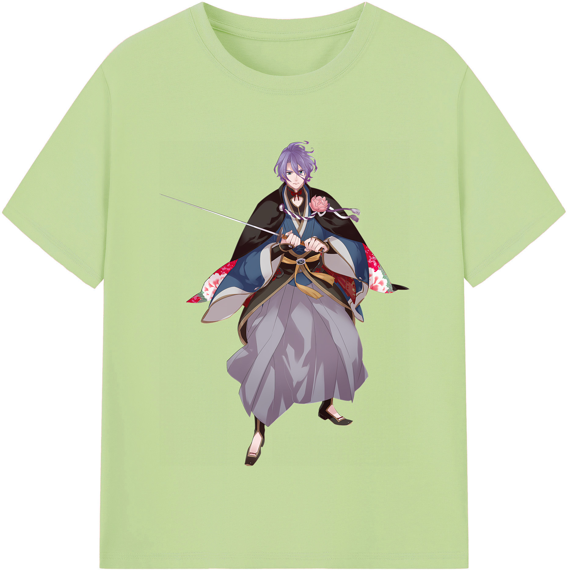 （画像用） 刀剣乱舞 Touken Ranbu 綿100％半袖Tシャツ（フロントプリント）